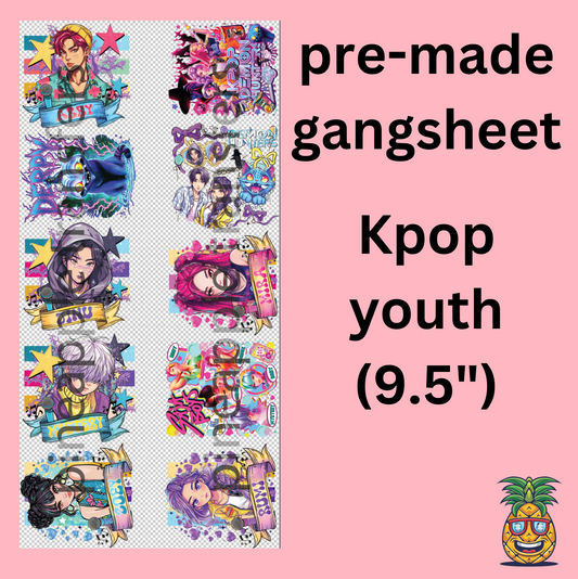 Youth Kpop premade gangsheet