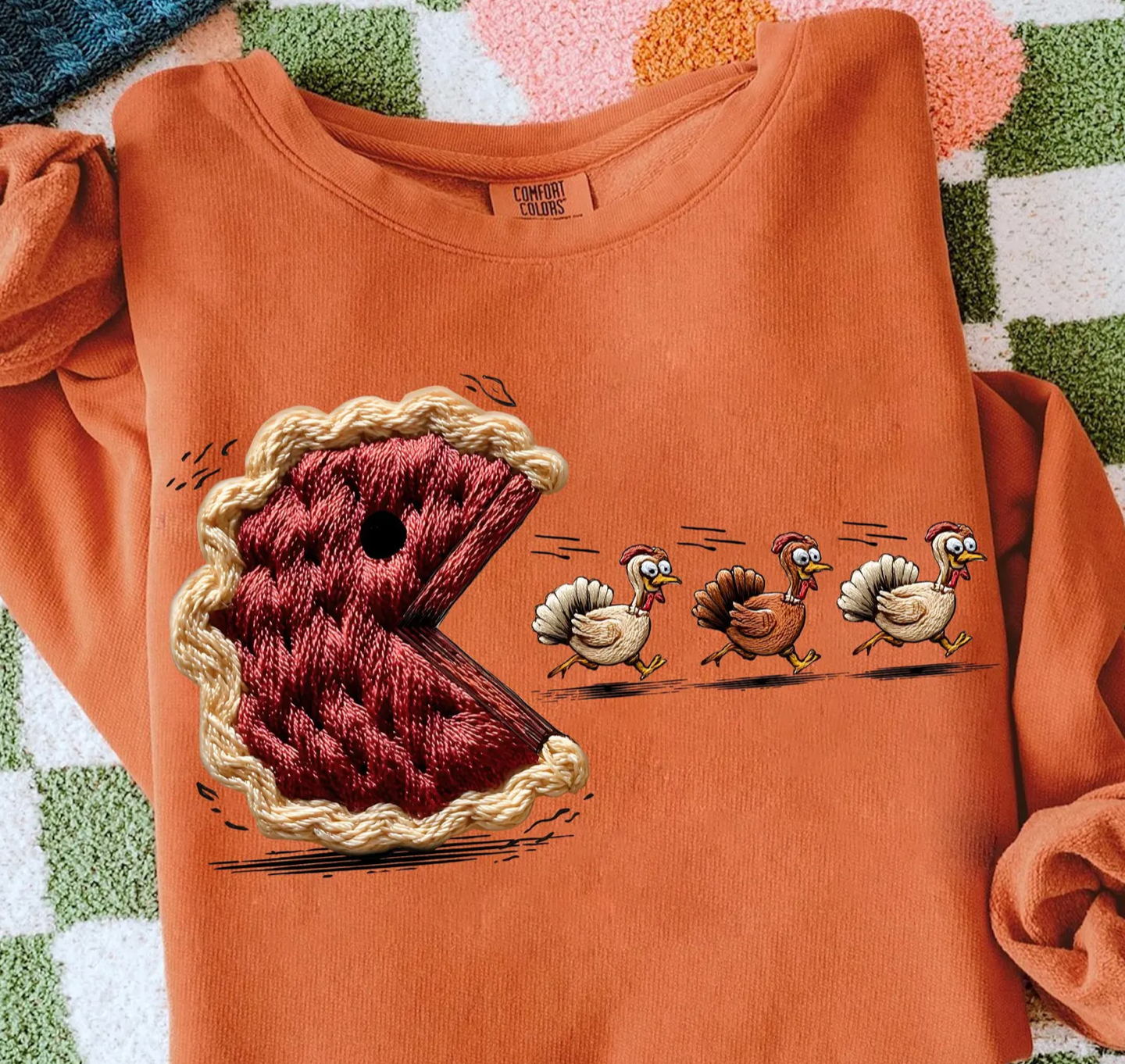 Pacman Turkey (fake yarn)
