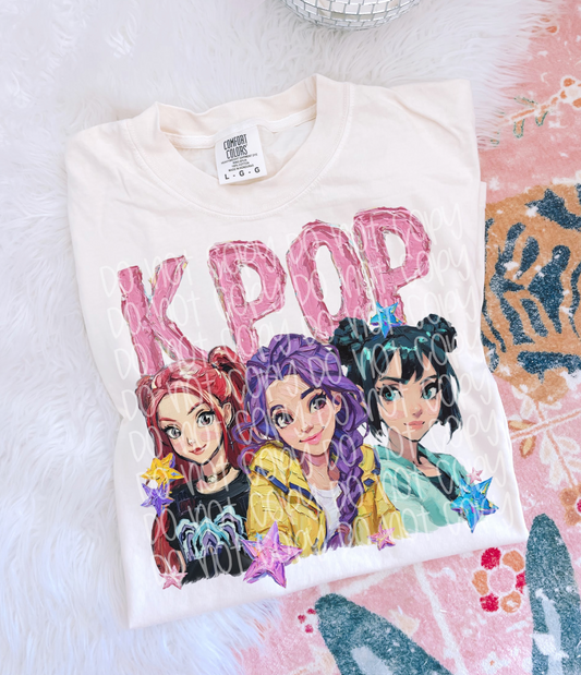 K pop (fake paint) - (9.5 inch)