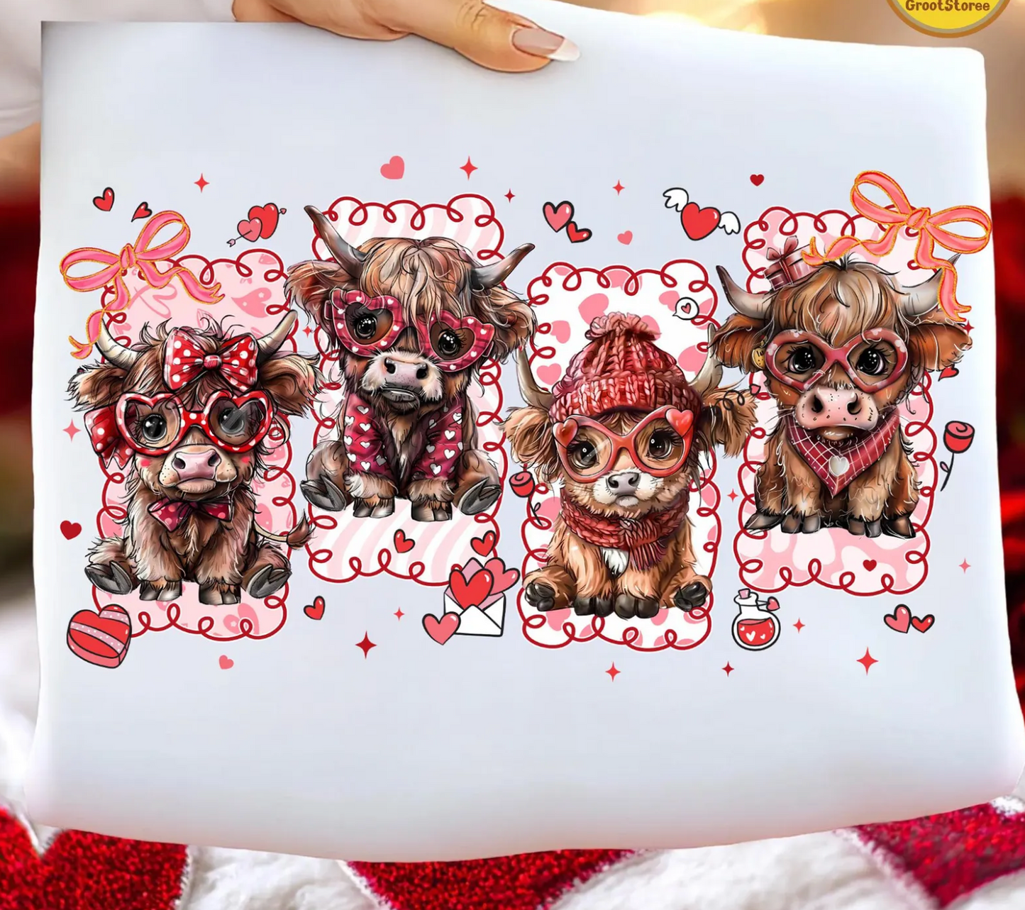 Baby highland cows Valentine