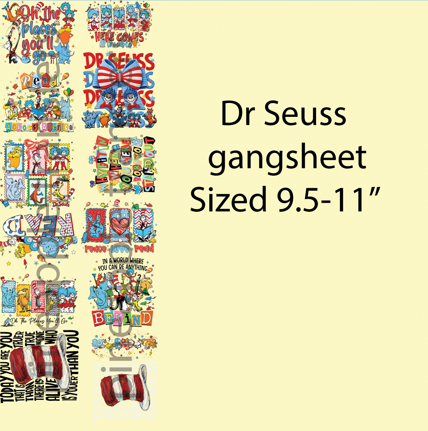 Dr Seuss premade