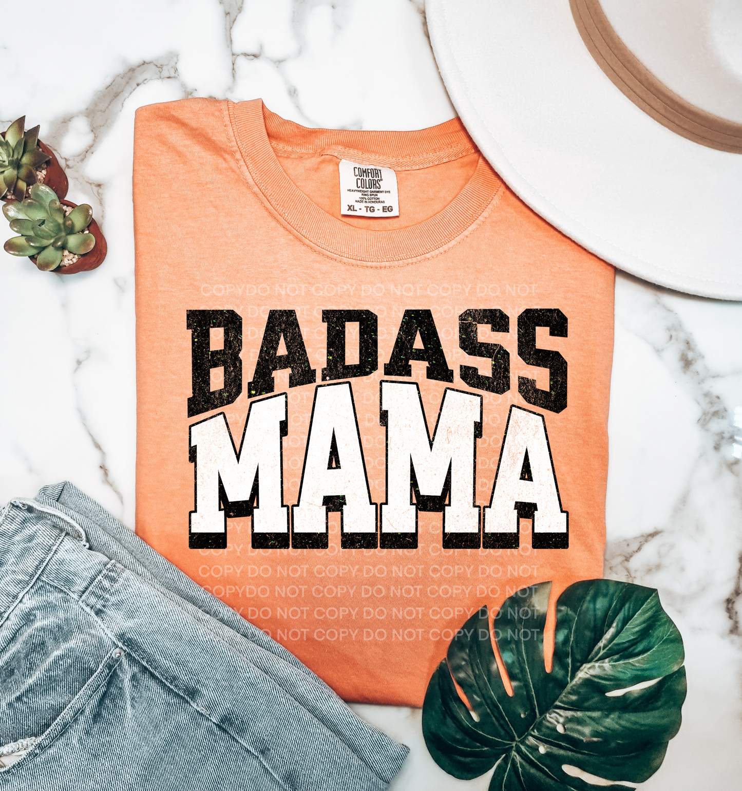 GLITTER PRINT - Badass Mama