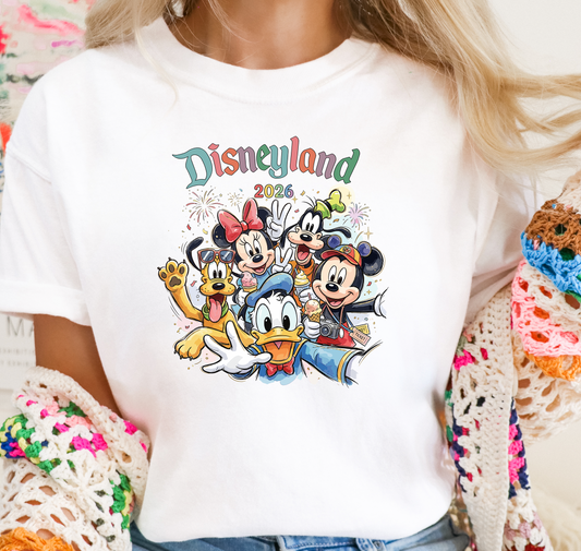 GLITTER PRINT - DISNEYLAND
