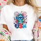 GLITTER PRINT - USA STITCH