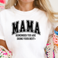 GLITTER PRINT - MAMA