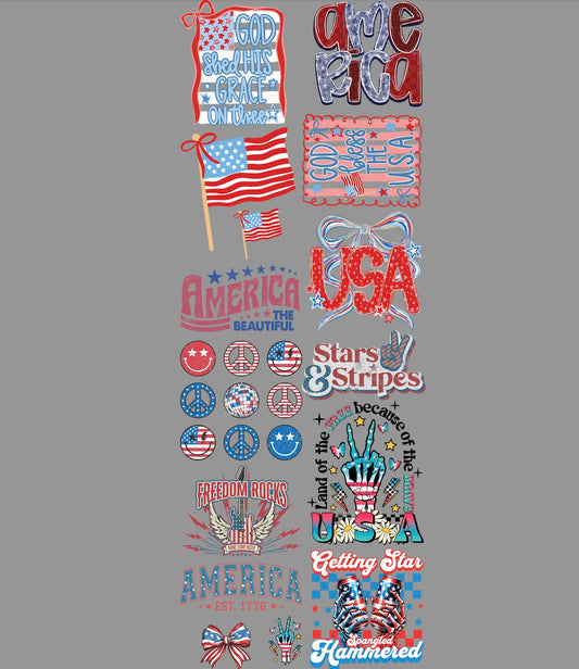 4th of July (2) premade Sale