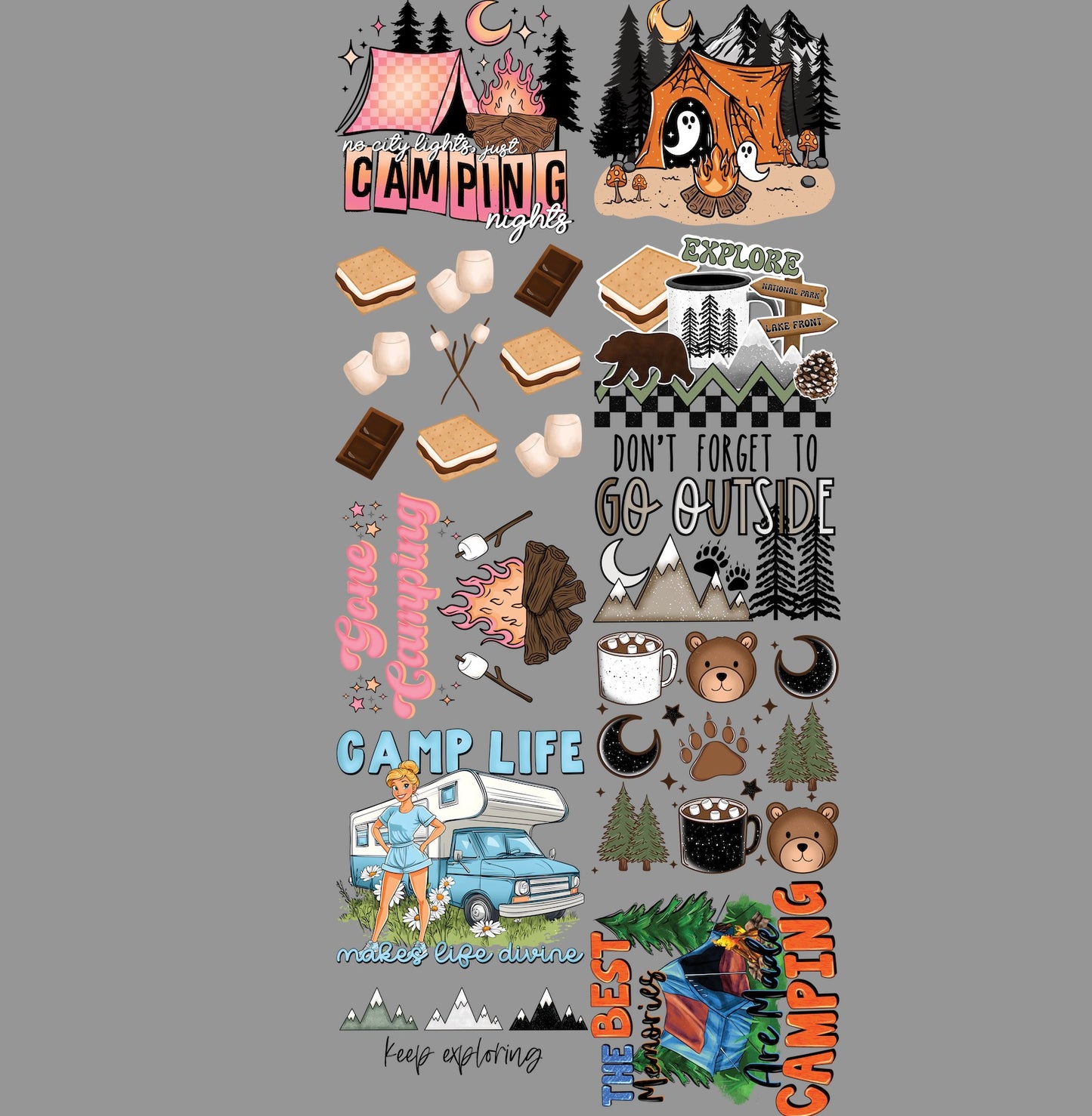 Camping premade sale