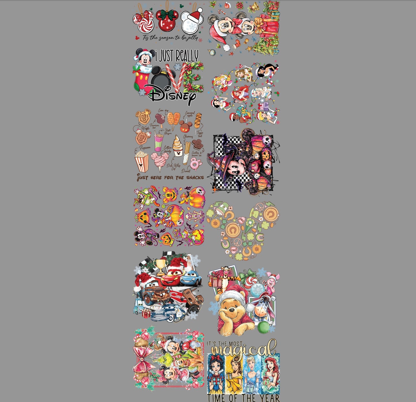 Mouse and friends premade gangsheet