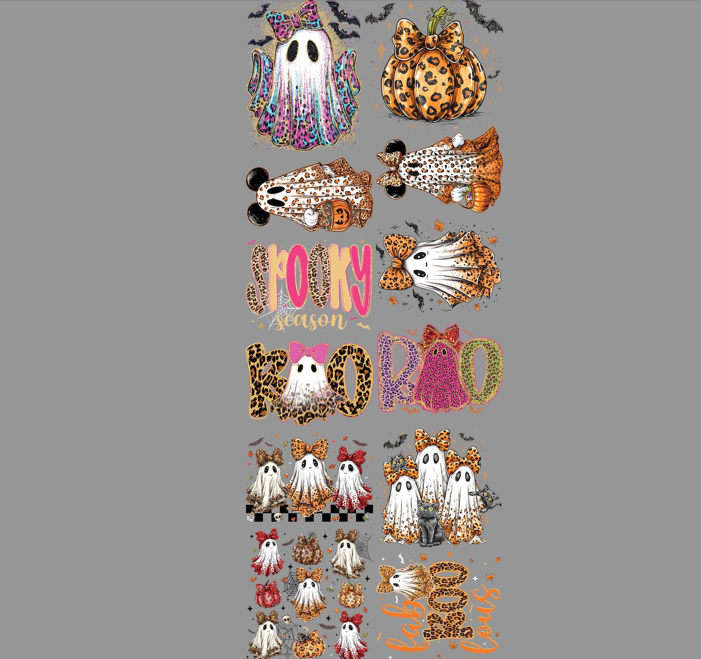 Halloween leopard premade sale