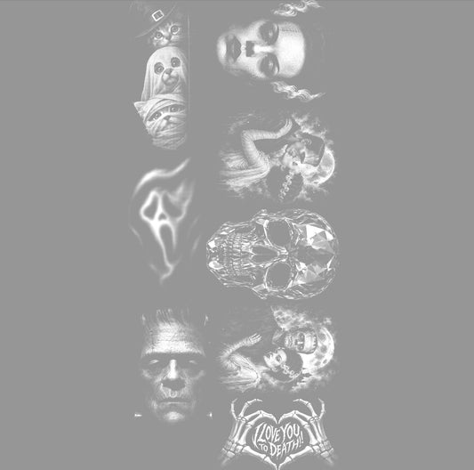 Halftone Halloween (1) - premade sale