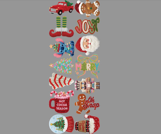 Christmas faux yarn - premade sale