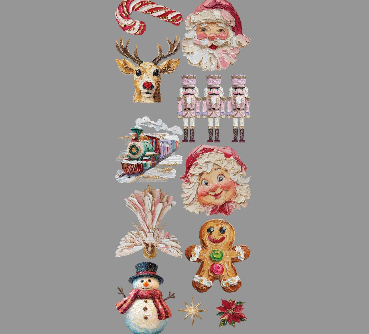 Christmas hand painted  - premade sale
