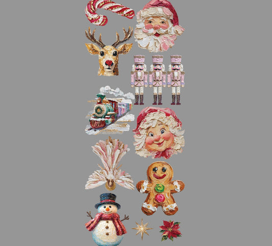 Christmas hand painted  - premade sale