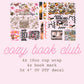 Cozy book club - Premade UV DTF gangsheet 22x13