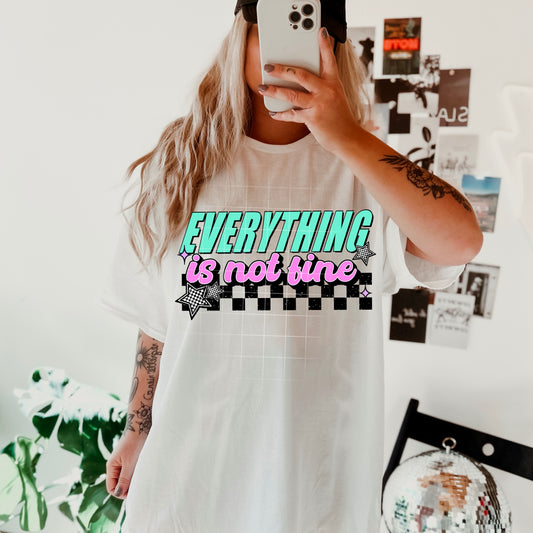 Everything is not fine -  11 inch - VENMO SALE