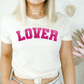 LOVER Glitter | Valentine's Day DTF transfer - DTF print