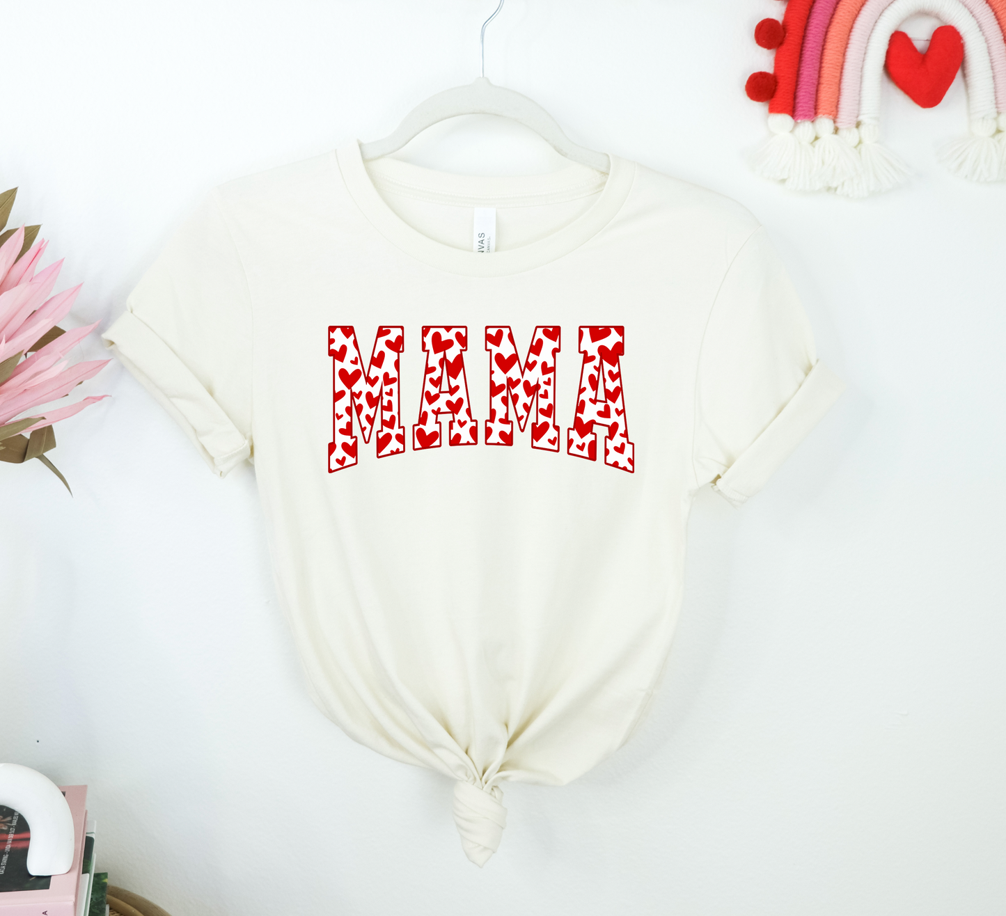 Mama with hearts