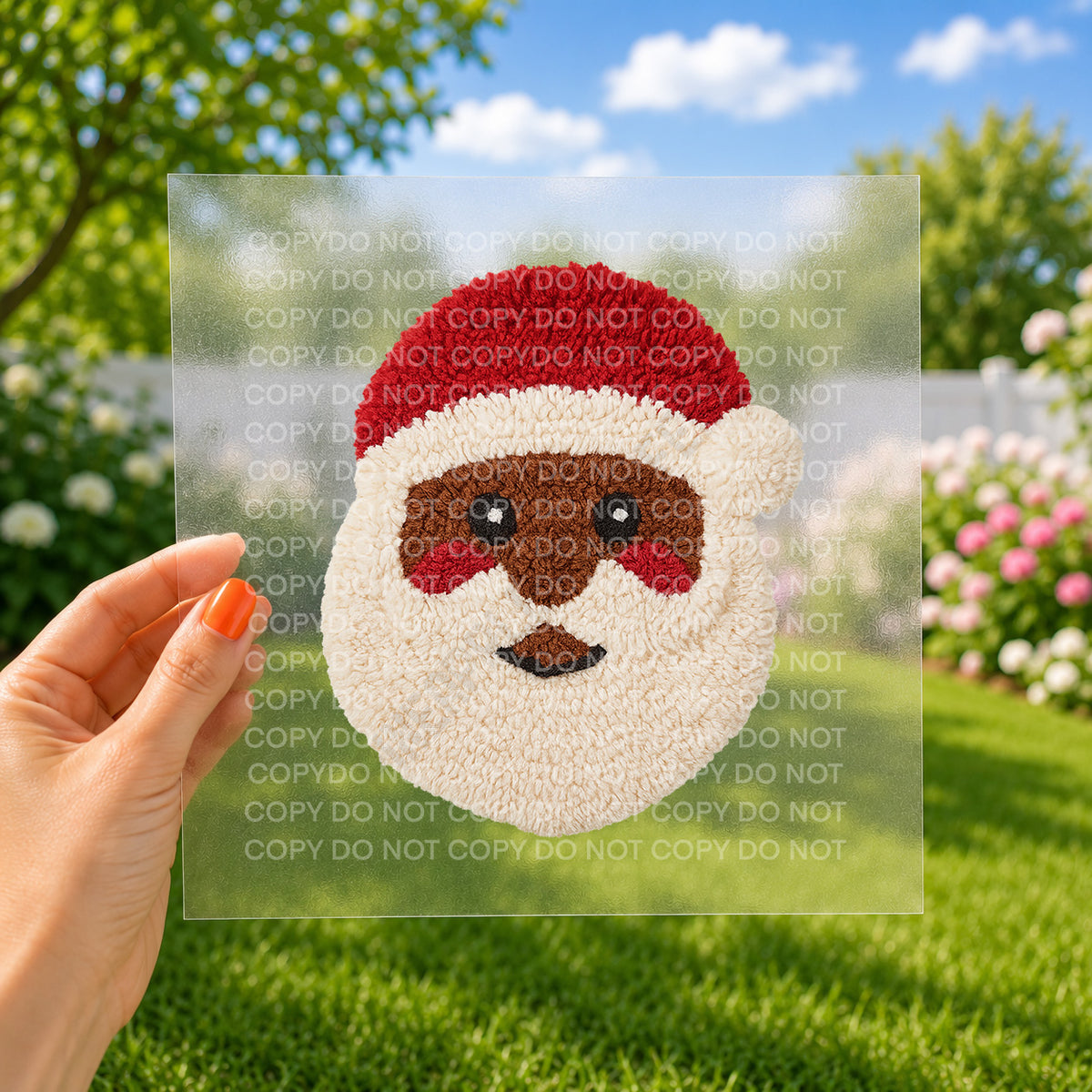 Santa faux yarn