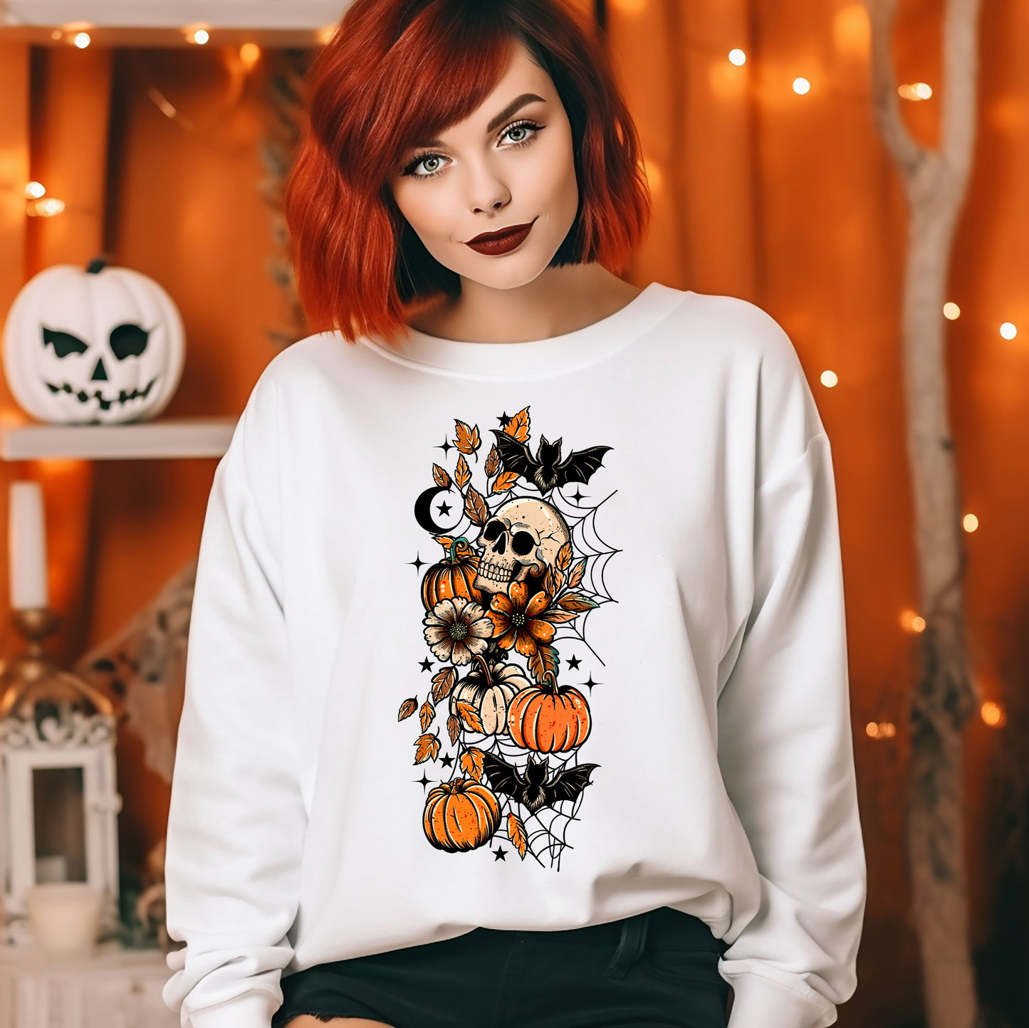 Skeleton long print