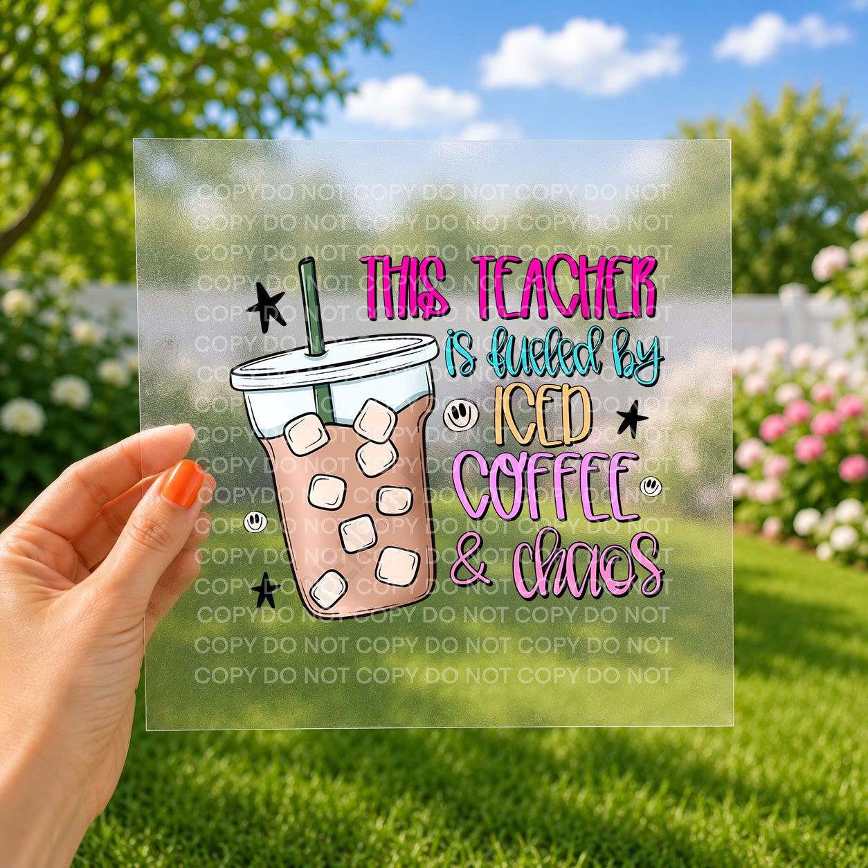 This teacher is fueled by iced coffee & chaos