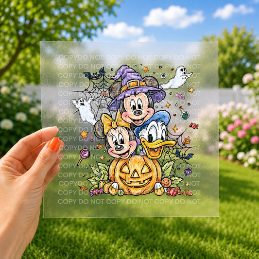Magical characters pumpkins