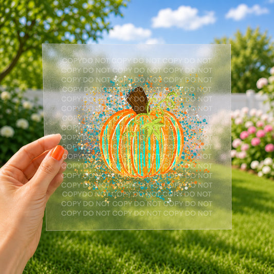 Pumpkin splatter