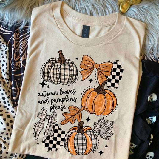 Autumn leaves and pumpkins please collage