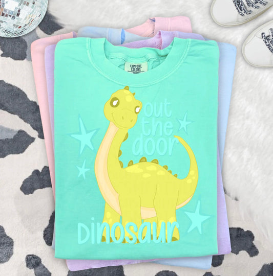 Out the door dinosaur