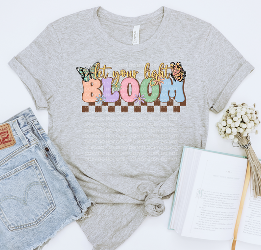 Let your light bloom