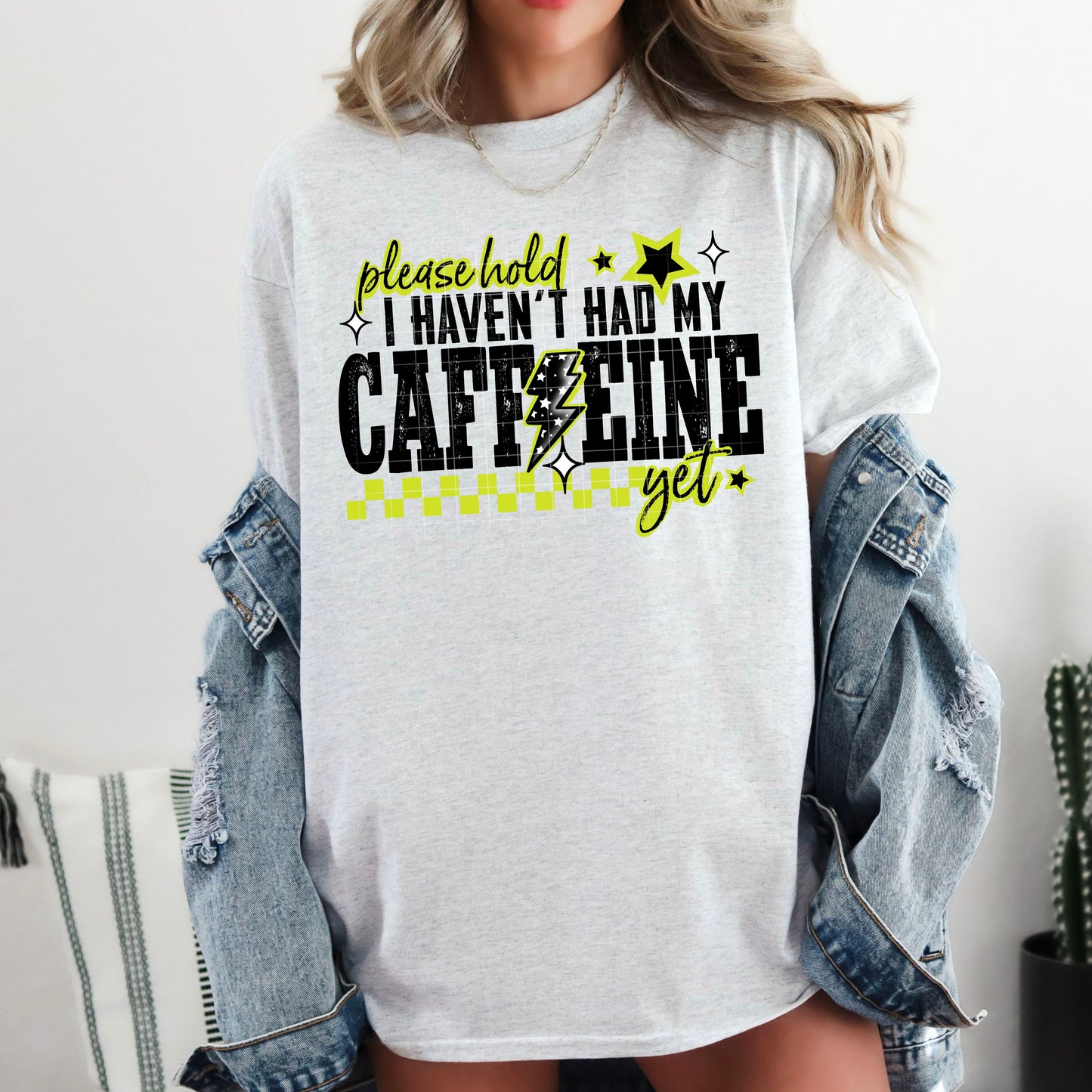 Please hold - I haven't had my caffeine yet
