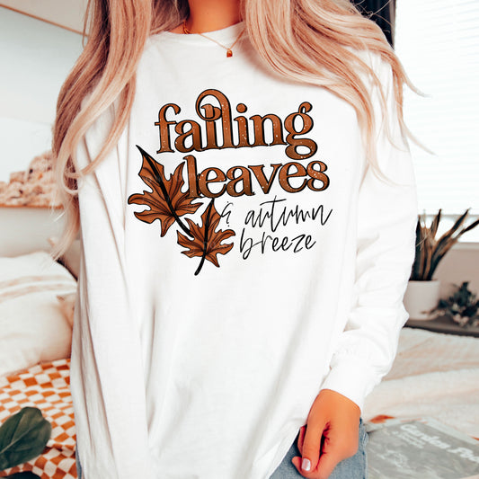 Falling leaves & autumn breeze