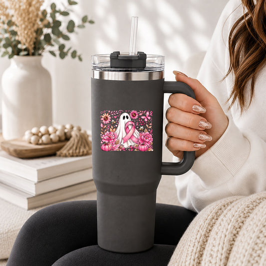 UV DTF - Breast cancer awareness ghosty