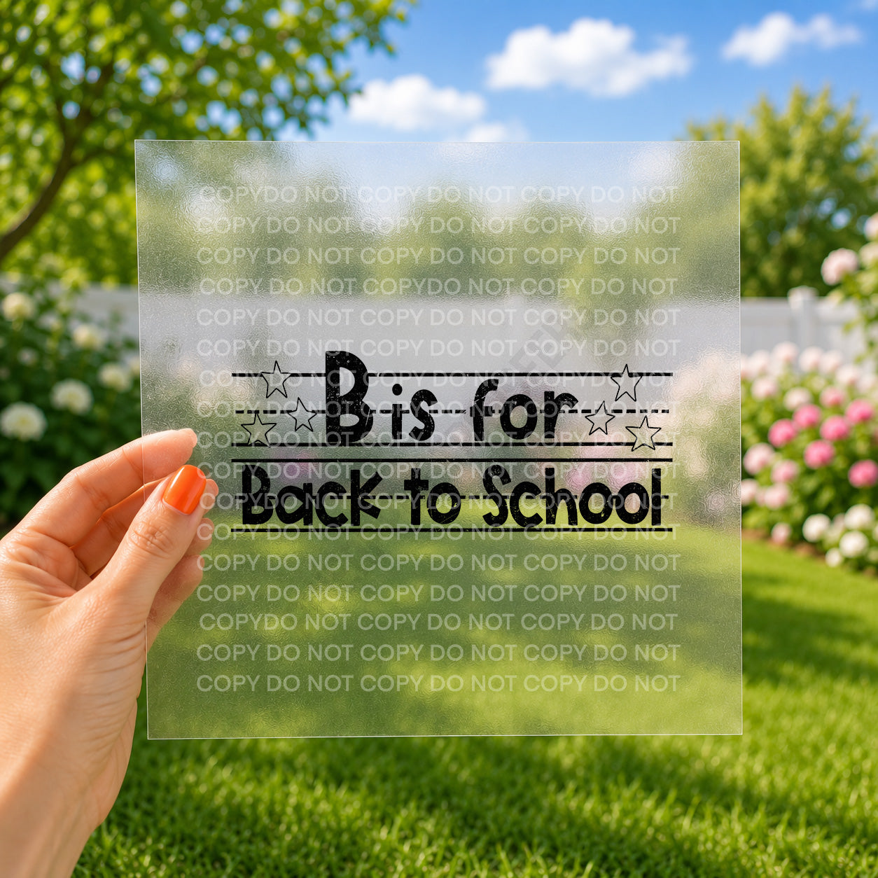 B is for Back to school