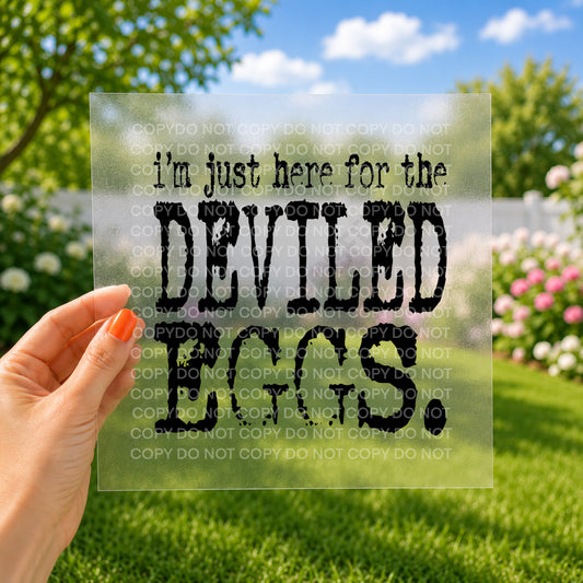I'm just here for the deviled eggs
