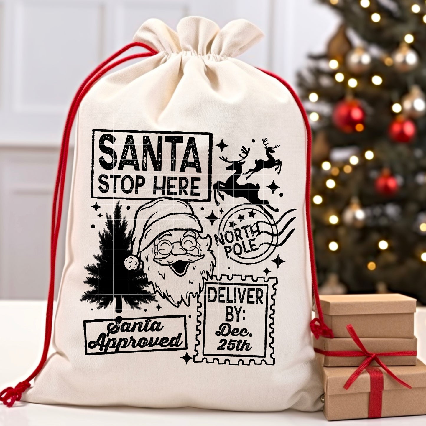 Santa stop here