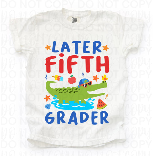 Later fifth grader (red) (9.5")