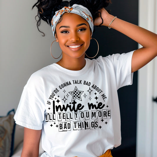 If you're gonna talk about me (black)