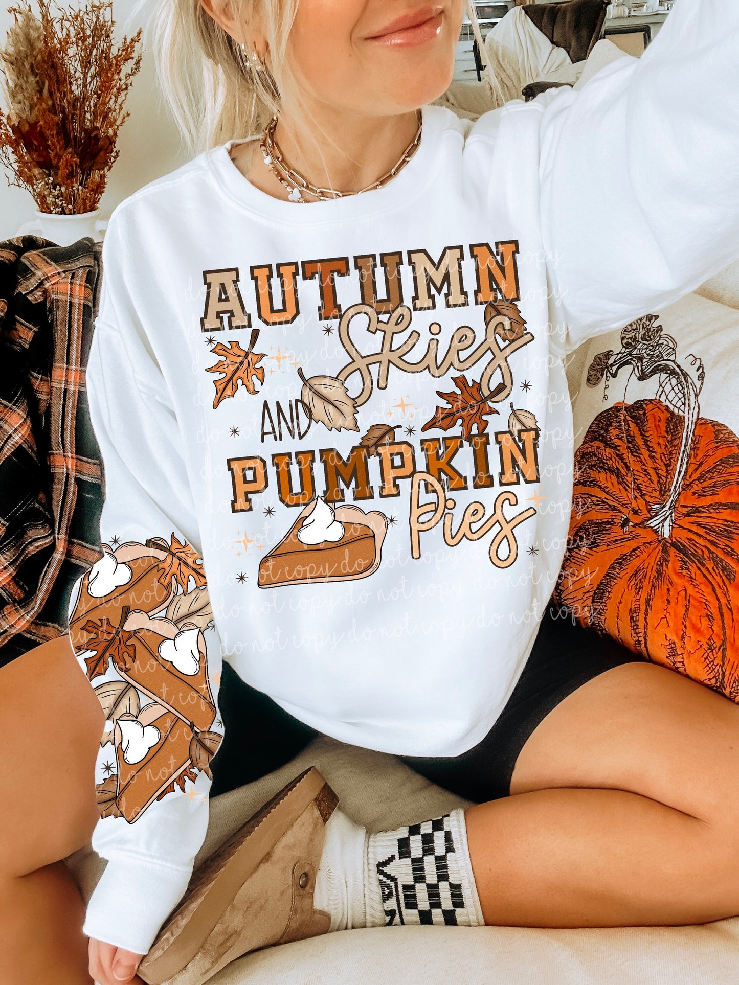 Autumn skies and pumpkin pies