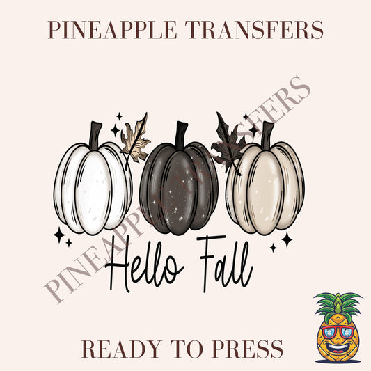 Hello Fall (pumpkins)