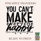 You can't make everyone happy