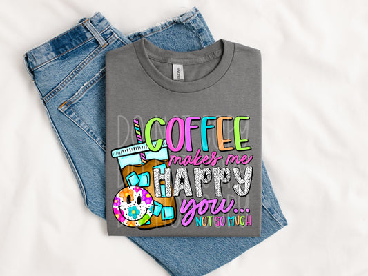 Coffee makes me happy.. you not so much