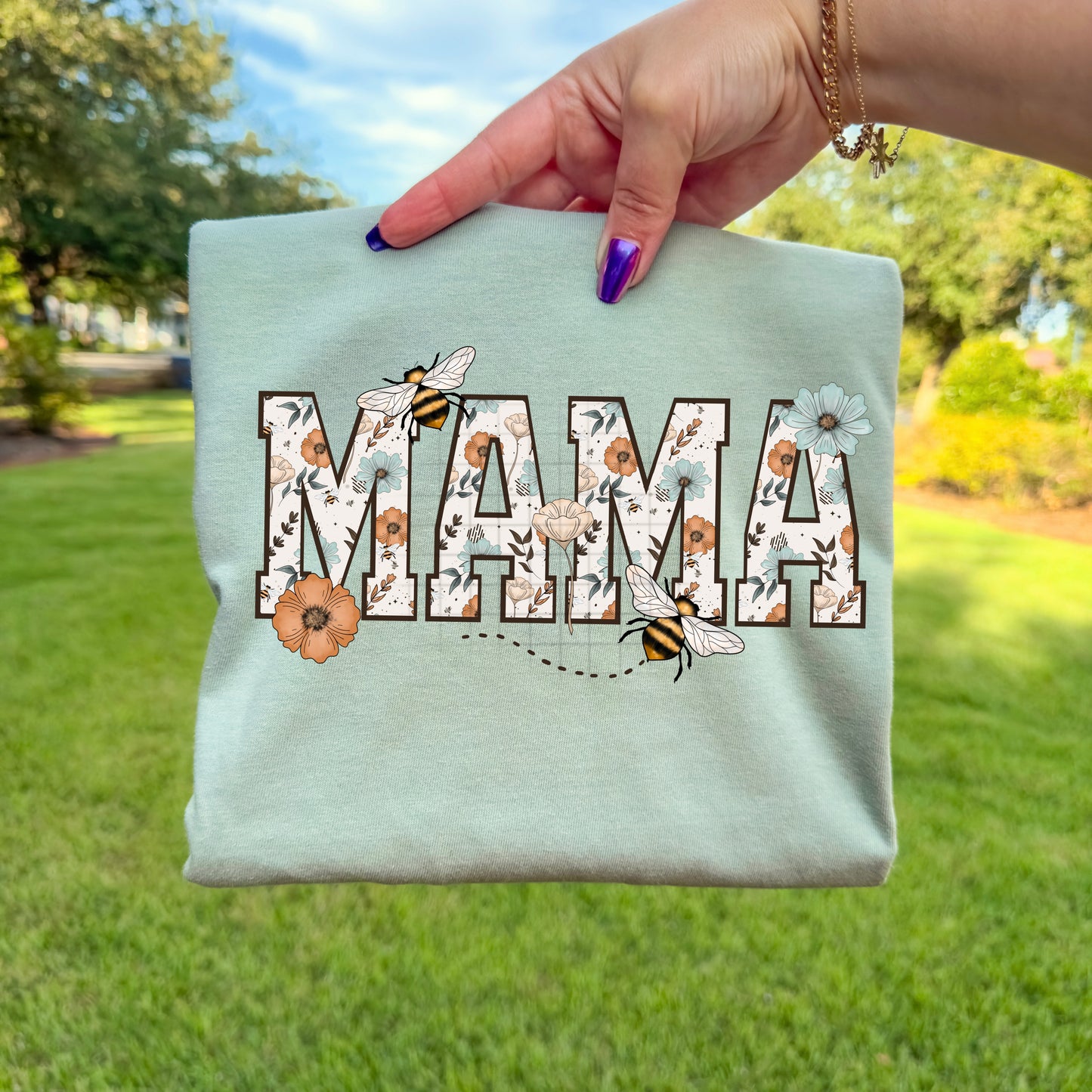 Mama with bees