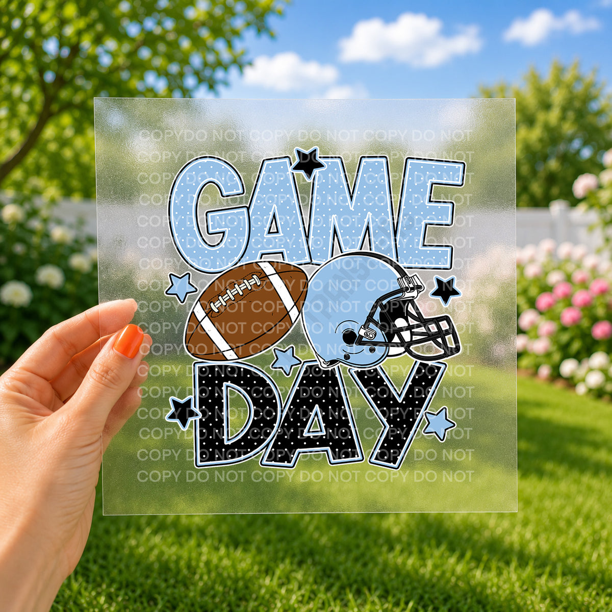 Game day blue