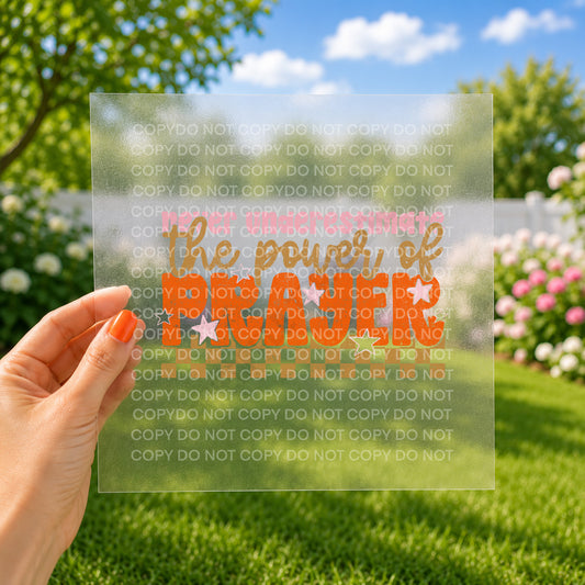 Never underestimate the power of prayer