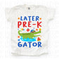 Later pre-k gator (red) (9.5")