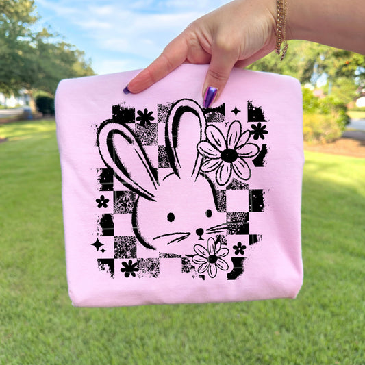 Distressed bunny (black)