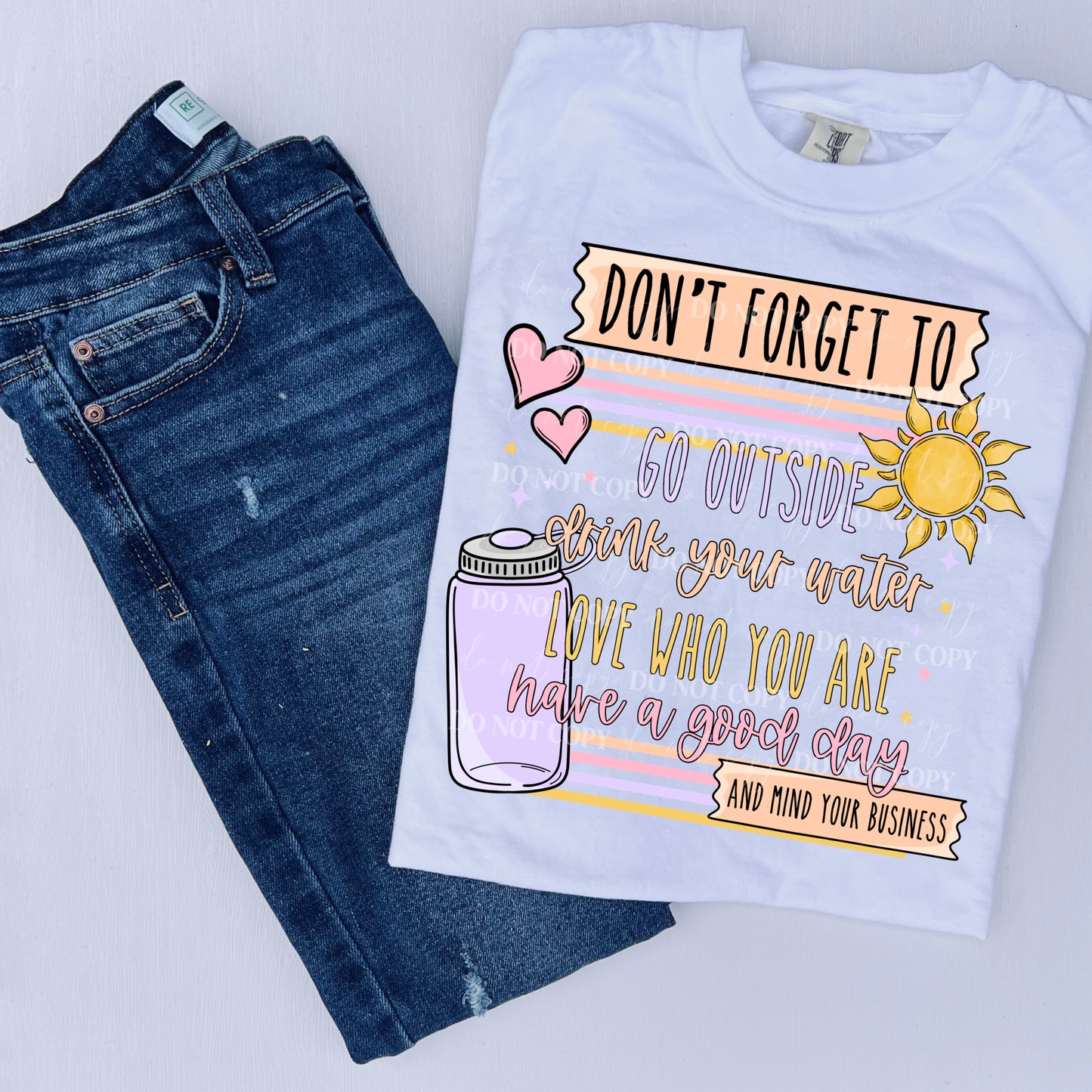 Don't forget to... mind your business