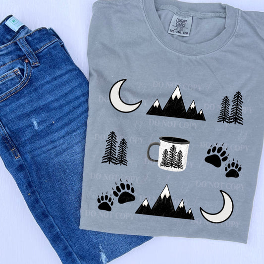 Camping collage