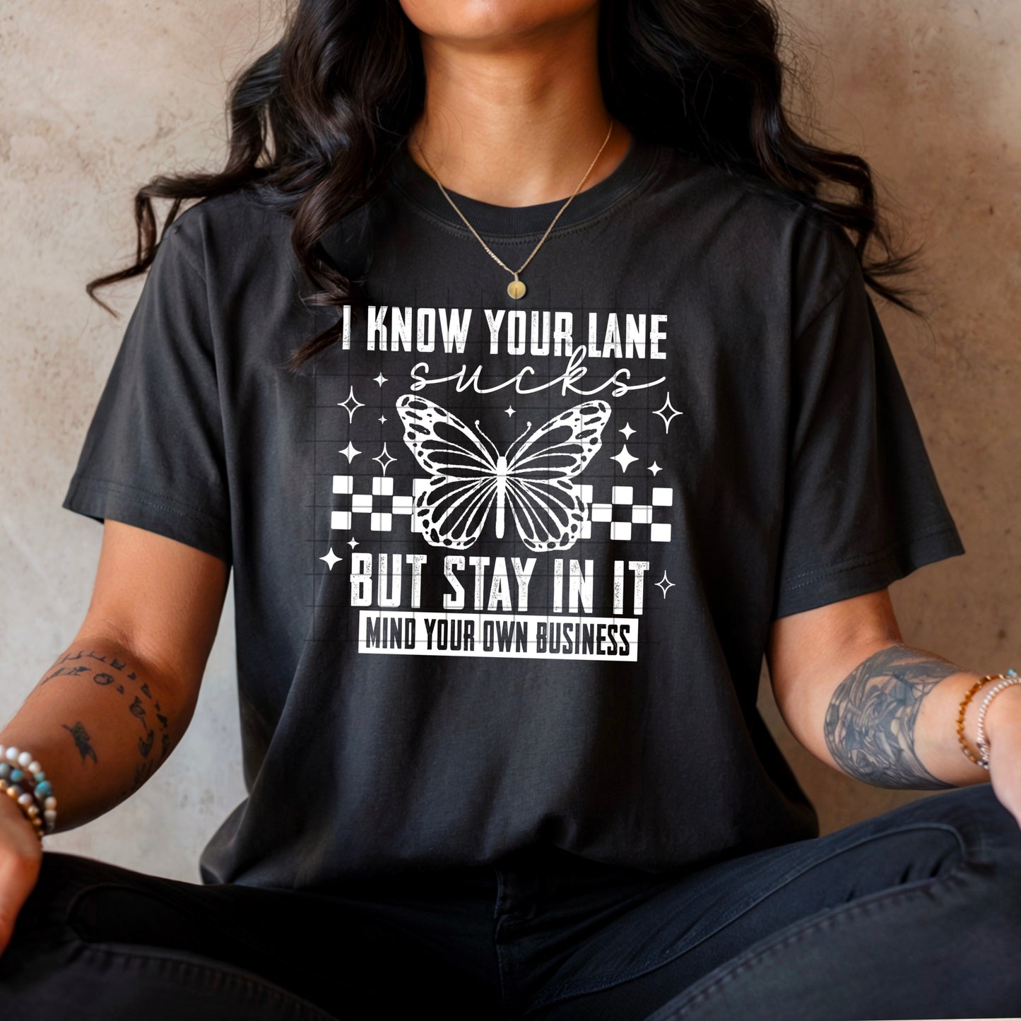 I know your lane sucks but stay in it