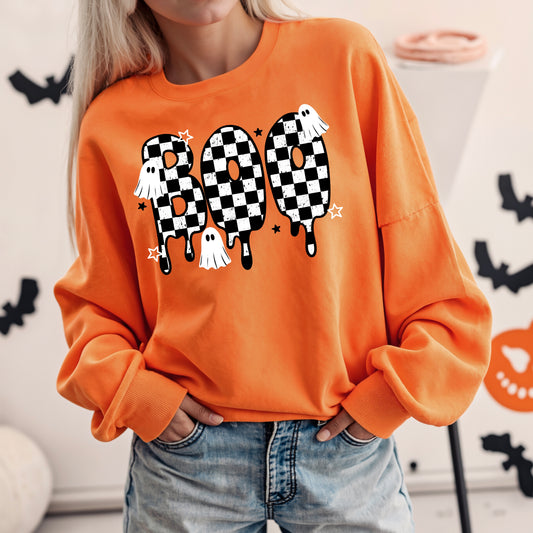 Boo checkered